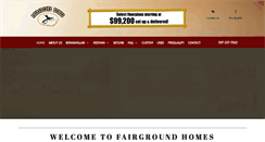 Desktop Screenshot of fairgroundhomes.com